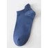 Férfi kék pamut bokazokni